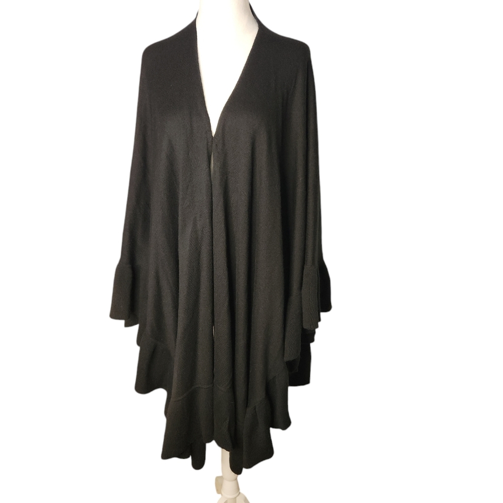 Dennis by Dennis Basso Black Cape One Size